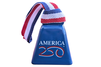 Blue Fourth of July Noisemaker Bell