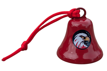 Red America 250 Ornament Bell
