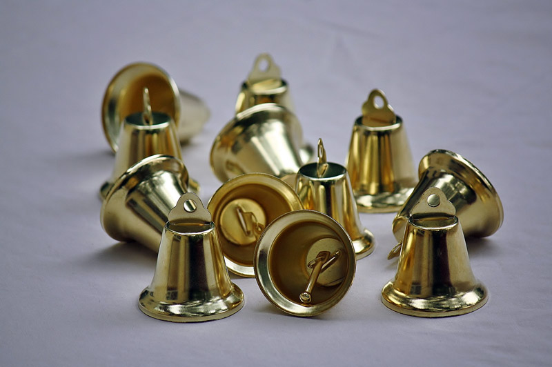 Large Gold Bells